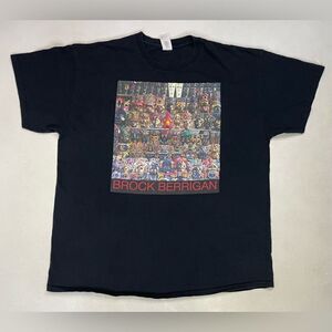 Brock Berrigan Graphic T-shirt Men XL Black Short Sleeve Music